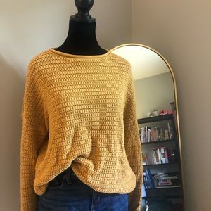 ✨FINAL SALE✨ Universal Thread Knit Sweater in Gold